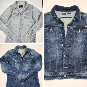 Diesel Jean Jackets (2) & Vest Bundle (1)